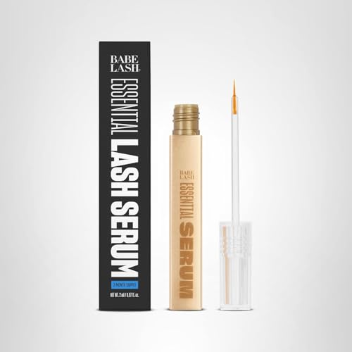 Babe Original Babe Lash Serum - Fuller & Longer Looking Eyelashes, Clear Essential Serum for Natural Lashes and Lash Extensions, 2mL, 3-month Supply