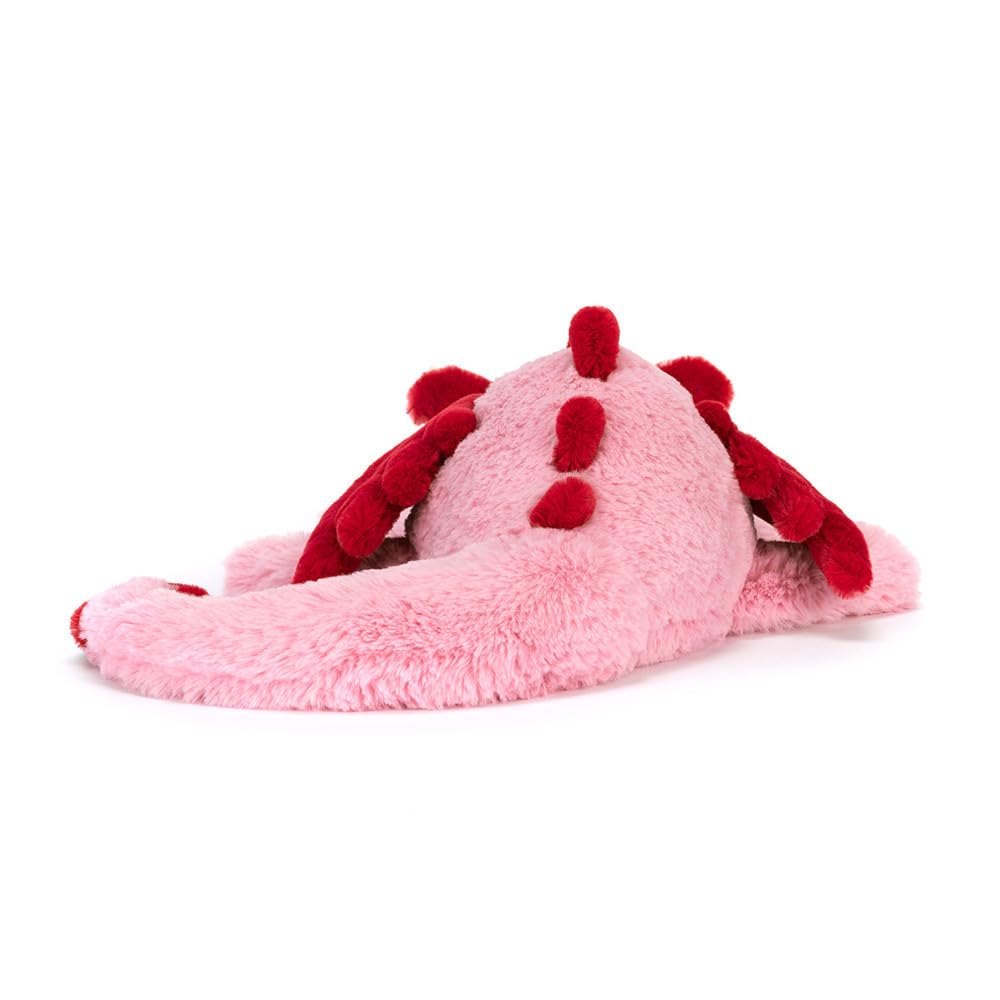 Jellycat Heart Dragon, 20 inches, Large, Pink and Red Plush Toy