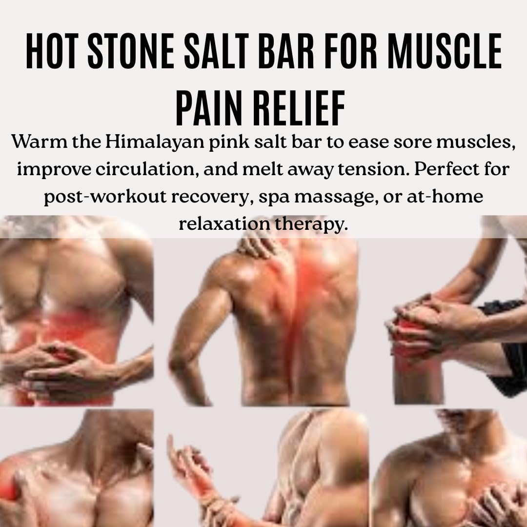 FAVSTOCK Natural Himalayan Pink Salt Bar – All-Natural Exfoliating Salt Soap Bar for Skin, Foot Scrub, Deodorant & Massage – Chemical-Free, Non-Edible, Spa & Self-Care Use Only – 100% Pure Rock Salt