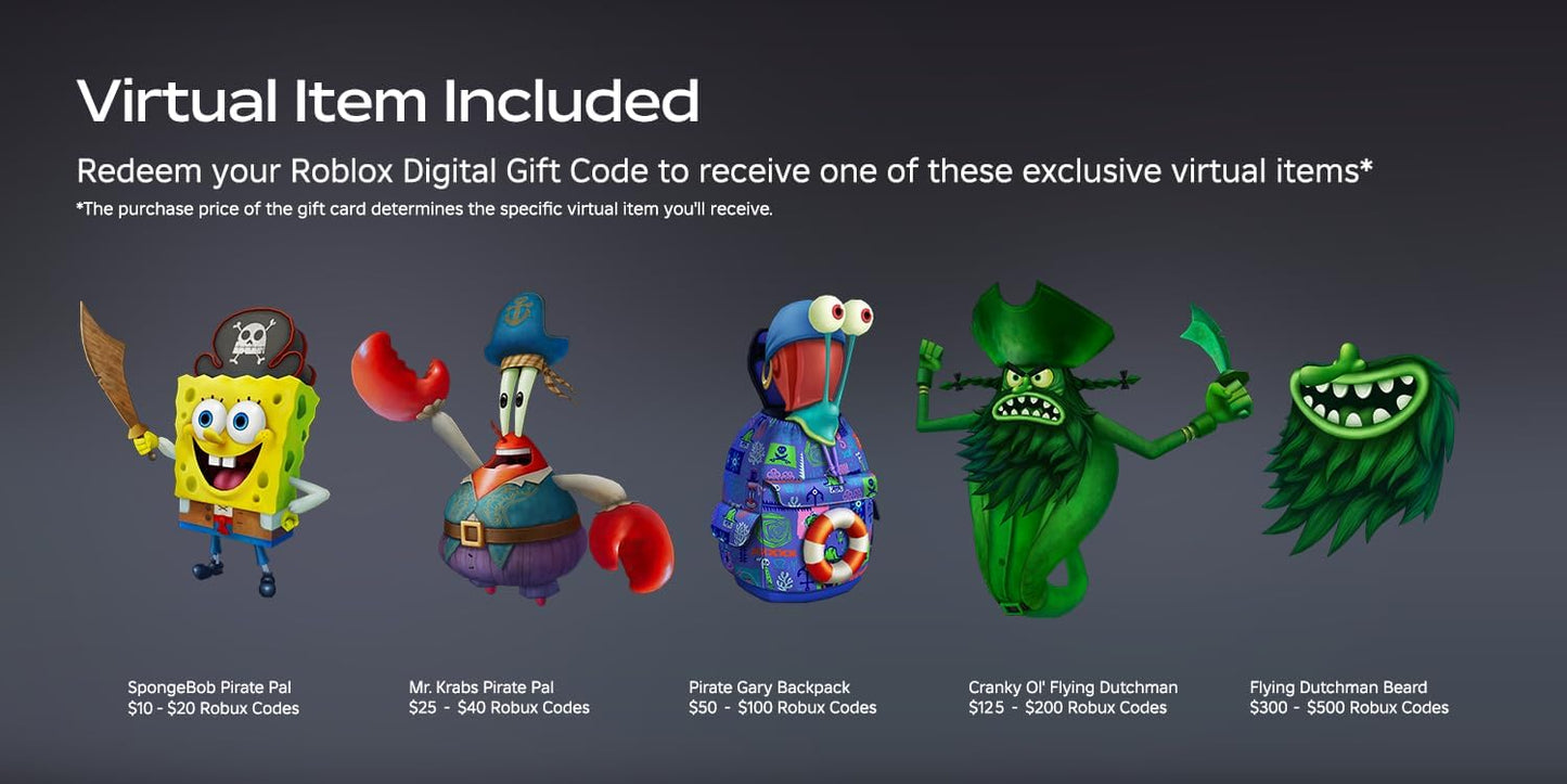 Roblox Digital Gift Card - 1,000 Robux [Includes Exclusive Virtual Item] [Digital Code]